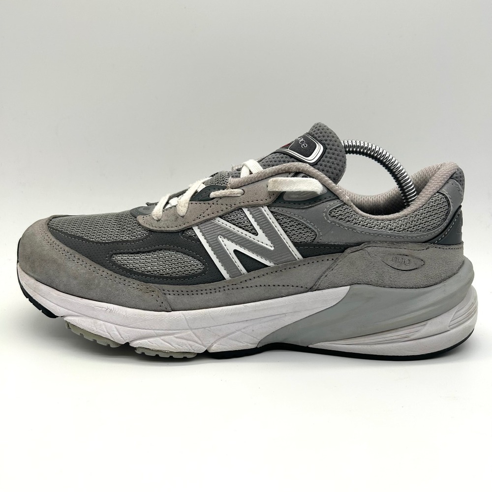 New Balance 990v6 Sneakers Women 10 Grey W990GL6 Made in USAโ Suede Mesh Running